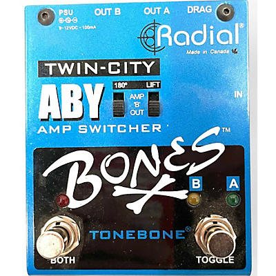 Used Radial Engineering Bones Twin City ABY Bypass Pedal