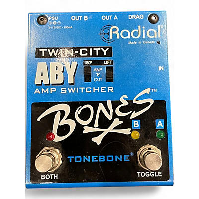 Used Radial Engineering Bones Twin City ABY Bypass Pedal