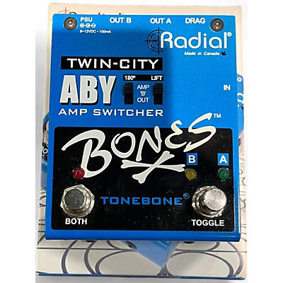 Used Radial Engineering Bones Twin City ABY Bypass Pedal