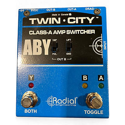 Used Radial Engineering Bones Twin City ABY Bypass Pedal