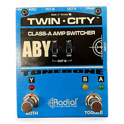 Used Radial Engineering Bones Twin City ABY Bypass Pedal
