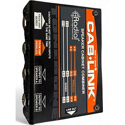 Used Radial Engineering Cab-Link Passive Speaker Cabinet Merger Signal Processor