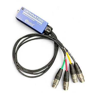 Used Radial Engineering Catapult mini 4ch BALANCED AUDIO SNAKE OVER CAT 5 Signal Processor