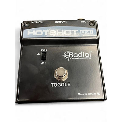Used Radial Engineering Hotshot DM1 On-Stage Mic Mute Footswitch