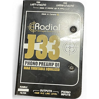 Used Radial Engineering J33 PHONO DI