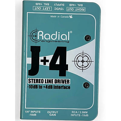 Used Radial Engineering J+4 Stereo Line Driver Direct Box