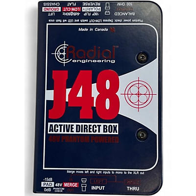 Used Radial Engineering J48 Active Direct Box Audio Converter
