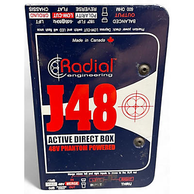 Used Radial Engineering J48 Active Direct Box Direct Box