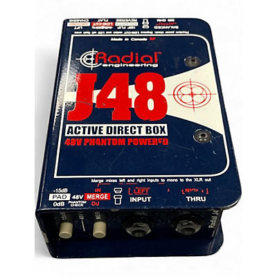 Used Radial Engineering J48 Active Direct Box Direct Box