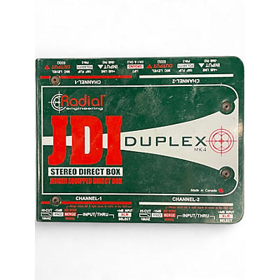 Used Radial Engineering JDI DUPLEX MK4 STEREO DI Direct Box