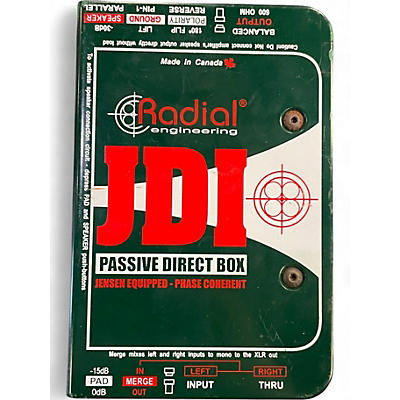 Used Radial Engineering JDI PASSIVE DIRECT BOX Direct Box
