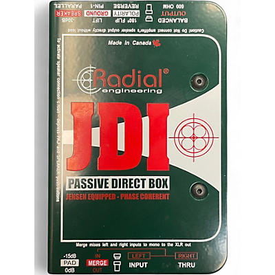 Used Radial Engineering JDI PASSIVE DIRECT BOX Direct Box
