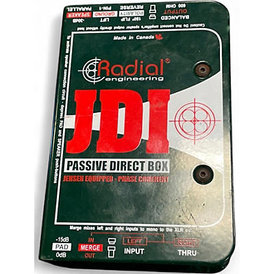 Used Radial Engineering JDI Passive Direct Box Direct Box
