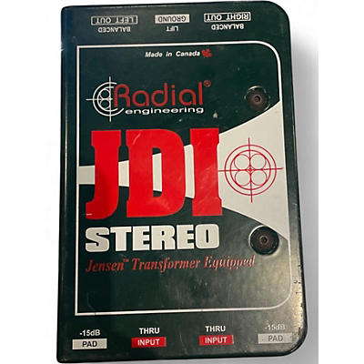 Used Radial Engineering JDI Passive Stereo  Direct Box