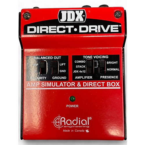 Used Radial Engineering JDX DIRECT DRIVE Effect Processor