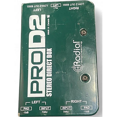 Used Radial Engineering PRO D2 STEREO DI Direct Box