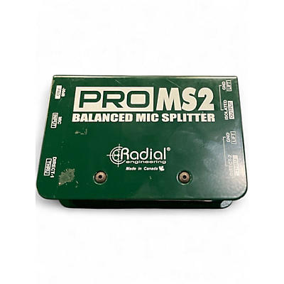 Used Radial Engineering PRO MS2 MIC SPLITTER Direct Box