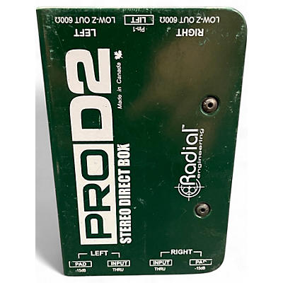 Used Radial Engineering PROD2 Passive Stereo Direct Box Direct Box