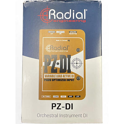 Used Radial Engineering PZ-DI Orchestral Instrument DI Direct Box