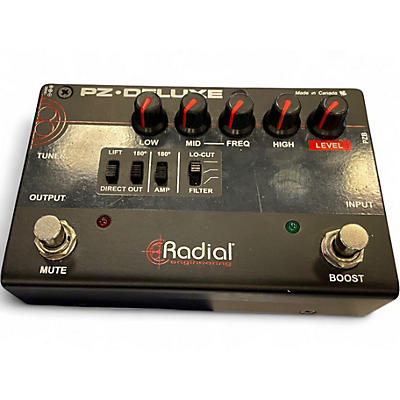 Used Radial Engineering PZ-Deluxe Acoustic Preamp Guitar Preamp