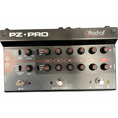 Used Radial Engineering PZ PRO Guitar Preamp