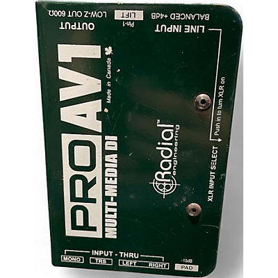 Used Radial Engineering Pro AV1 Direct Box