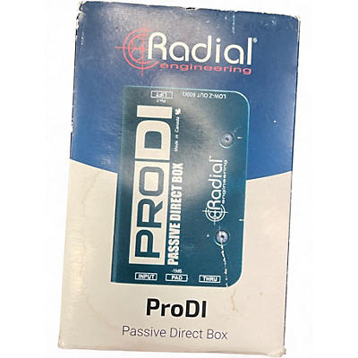 Used Radial Engineering ProDI Audio Converter