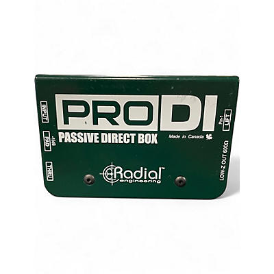 Used Radial Engineering ProDI Passive Direct Box Direct Box