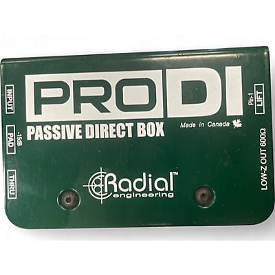 Used Radial Engineering ProDI Passive Direct Box Direct Box