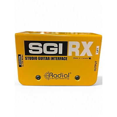 Used Radial Engineering SGI RX Instrument Line Driver System Receive Direct Box