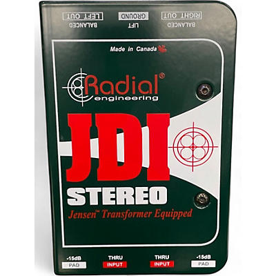 Used Radial Engineering STEREO JDI Direct Box