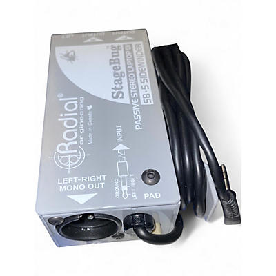 Used Radial Engineering StageBug SB-5 Audio Converter