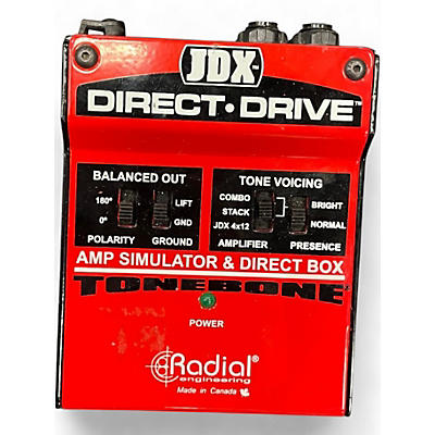 Used Radial Engineering TONEBONE JDX DIRECT DRIVE Effect Pedal