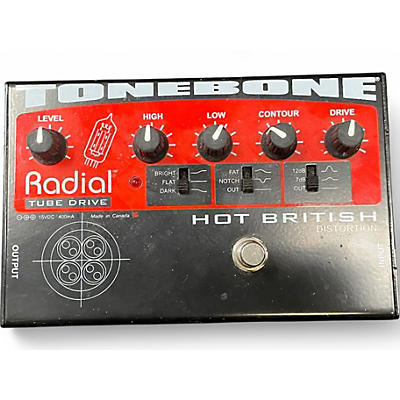 Used Radial Engineering Tonebone Hot British Tube Drive Effect Pedal