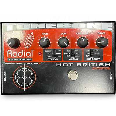 Used Radial Engineering Tonebone Hot British Tube Drive Effect Pedal