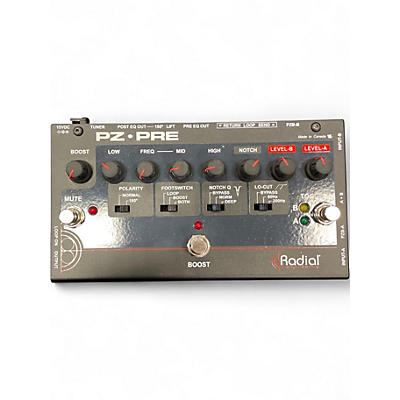 Used Radial Engineering Tonebone PZ-Pre Acoustic Direct Box Preamp Guitar Preamp