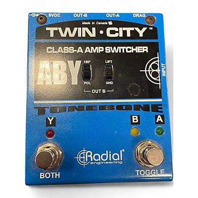 Used Radial Engineering Tonebone Twin-City Active ABY Switcher Effect Pedal