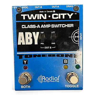 Used Radial Engineering Tonebone Twin-City Bones ABY Amp Switcher Pedal
