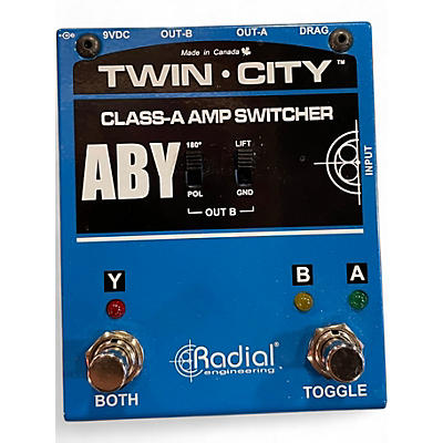 Used Radial Engineering Twin-City Active ABY Amp Switcher Pedal