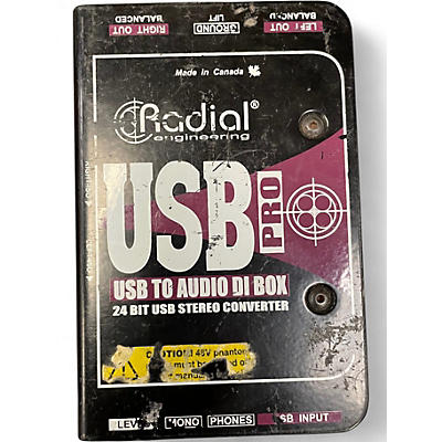 Used Radial Engineering USB PRO Direct Box Direct Box
