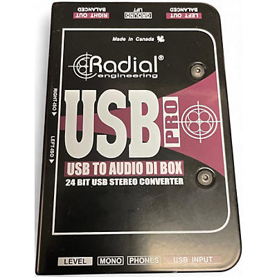 Used Radial Engineering USB PRO Direct Box