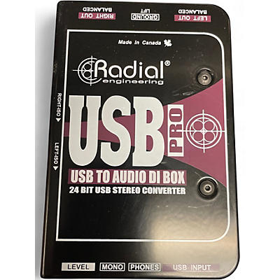 Used Radial Engineering USB PRO Direct Box