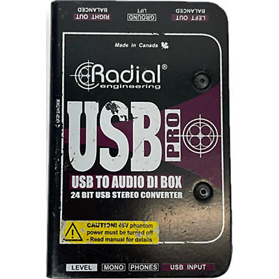 Radial Engineering Used Radial Engineering Usb Pro Direct Box