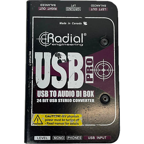 Radial Engineering Used Radial Engineering Usb Pro Direct Box