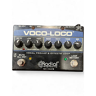 Used Radial Engineering Voco-Loco Preamp/Effects Loop Pedal Pedal