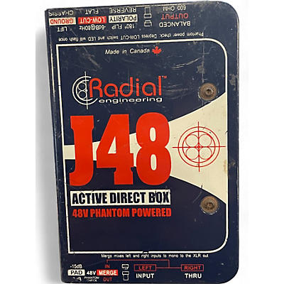 Used Radial Engineering j48 active direct box Direct Box