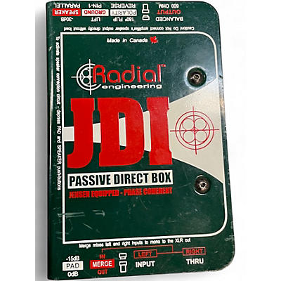 Used Radial Engineering jdi Passive Direct Box Direct Box