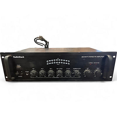 Used Radio Shack 250 Watt Stereo Pa Amplifier Power Amp