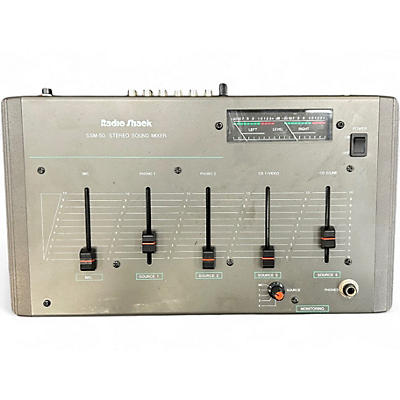 Used Radio Shack SSM50 Powered Mixer