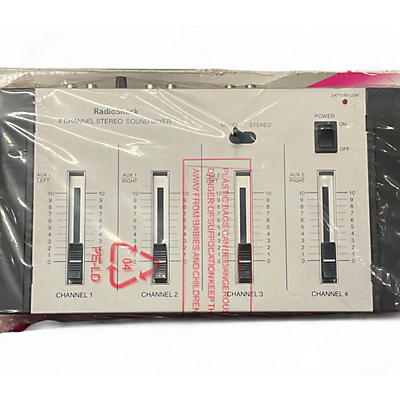 Used Radio Shack Stereo 4 Channel Mic Mixer Unpowered Mixer